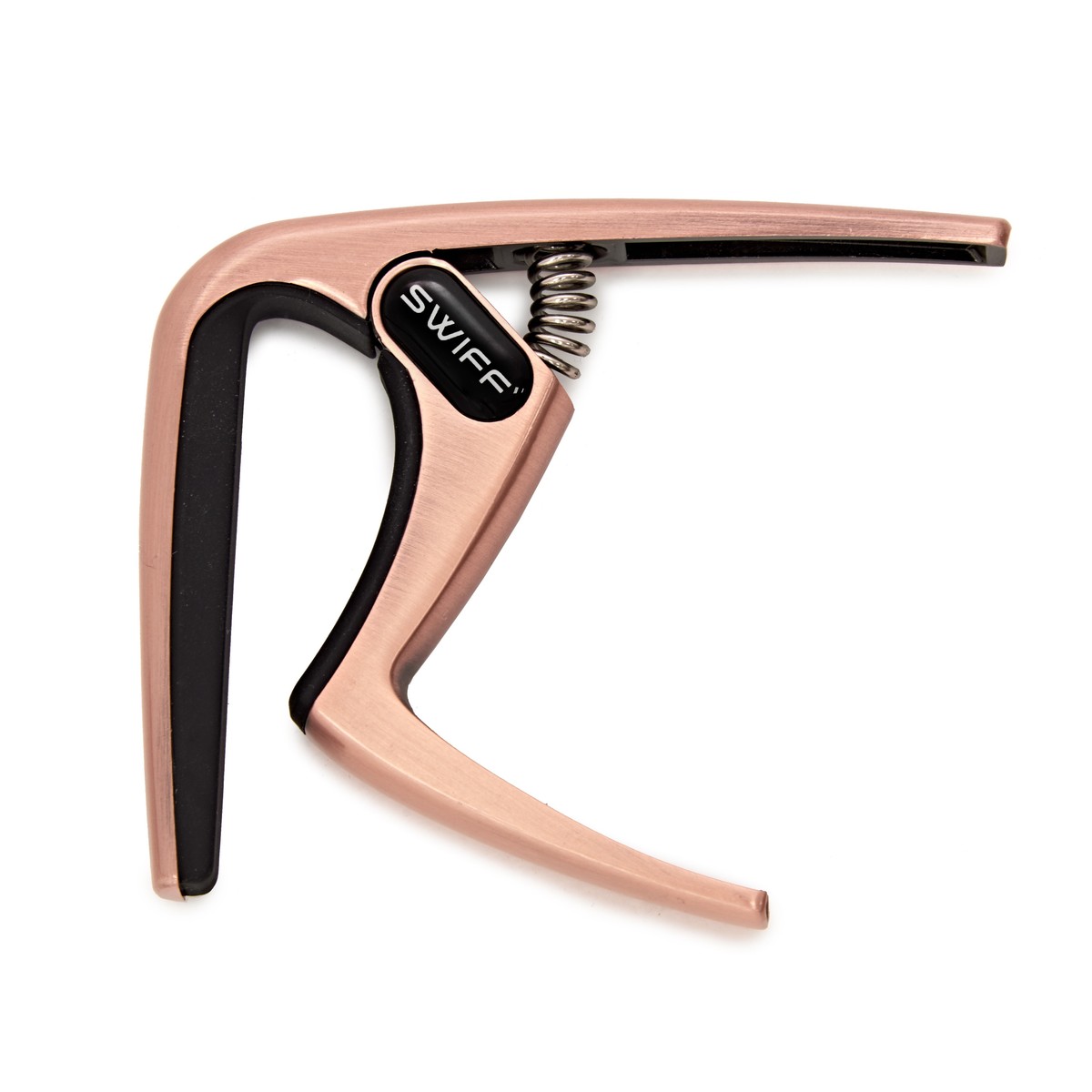 Swiff K8-C Zinc Alloy Classical Guitar Capo, Brushed Copper