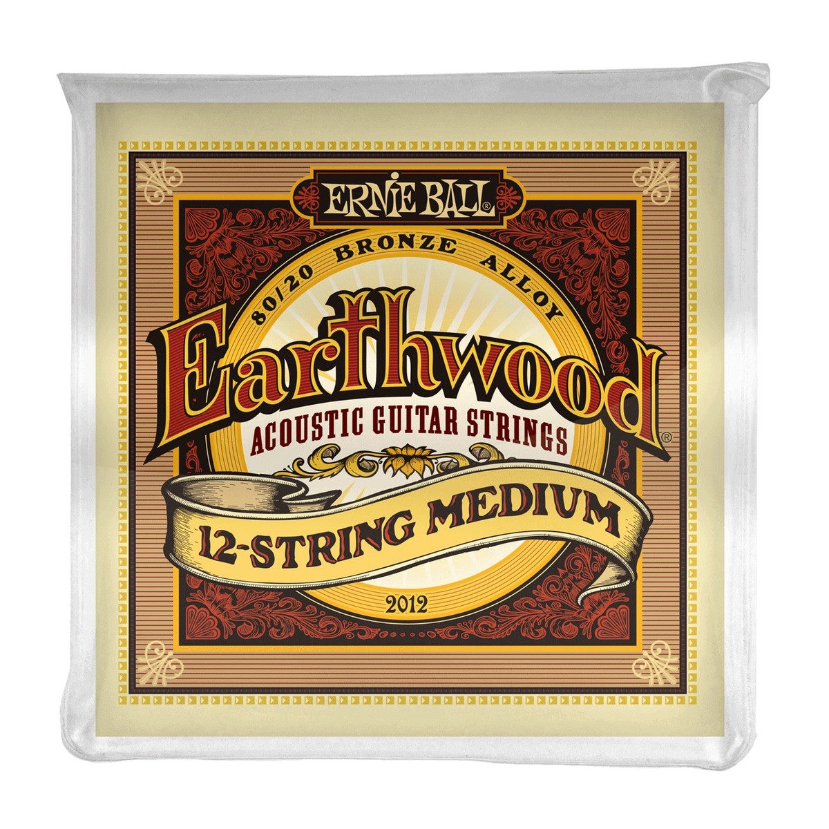 Ernie Ball Earthwood 2012 80/20 Bronze 12-String Medium Set, 11-28