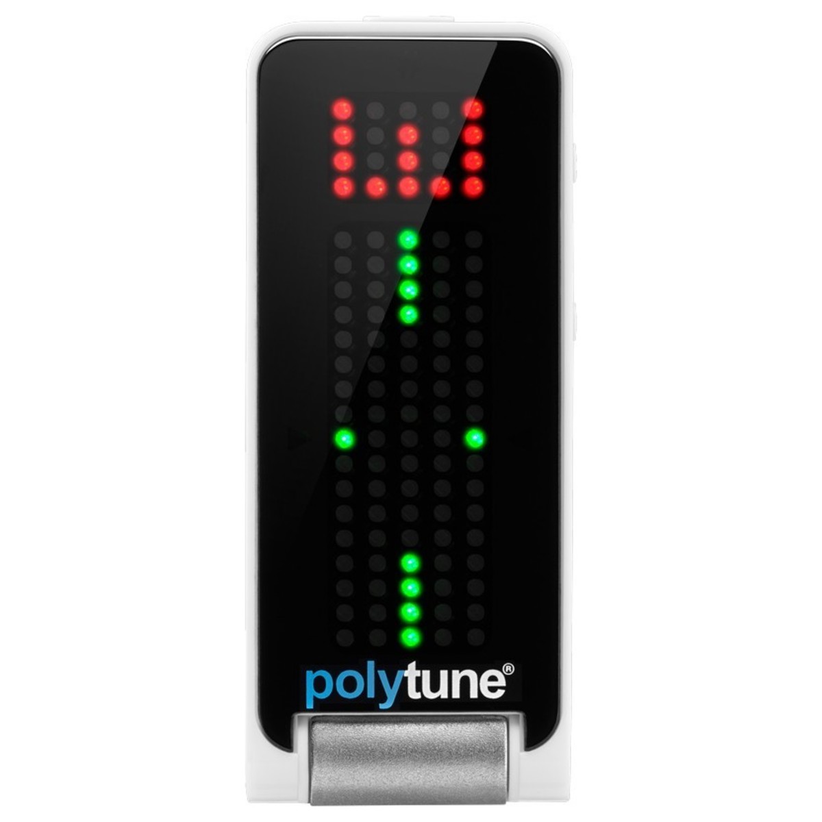 TC Electronic PolyTune Clip Guitar Tuner, White