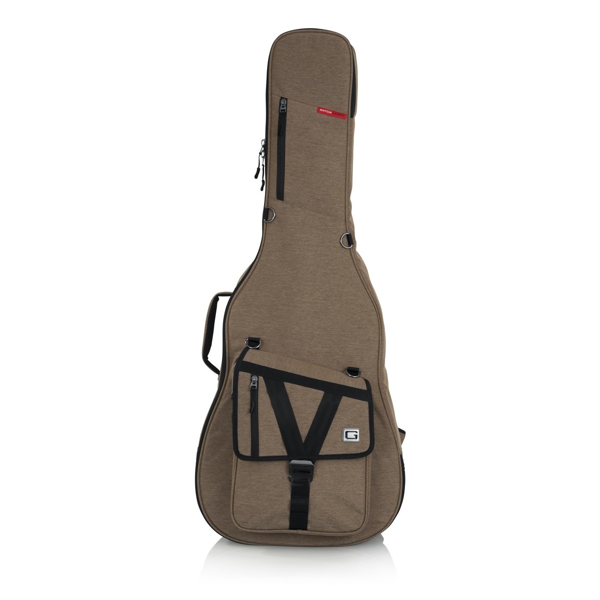 Gator GT-ACOUSTIC-TAN Transit Series Acoustic Guitar Bag, Tan