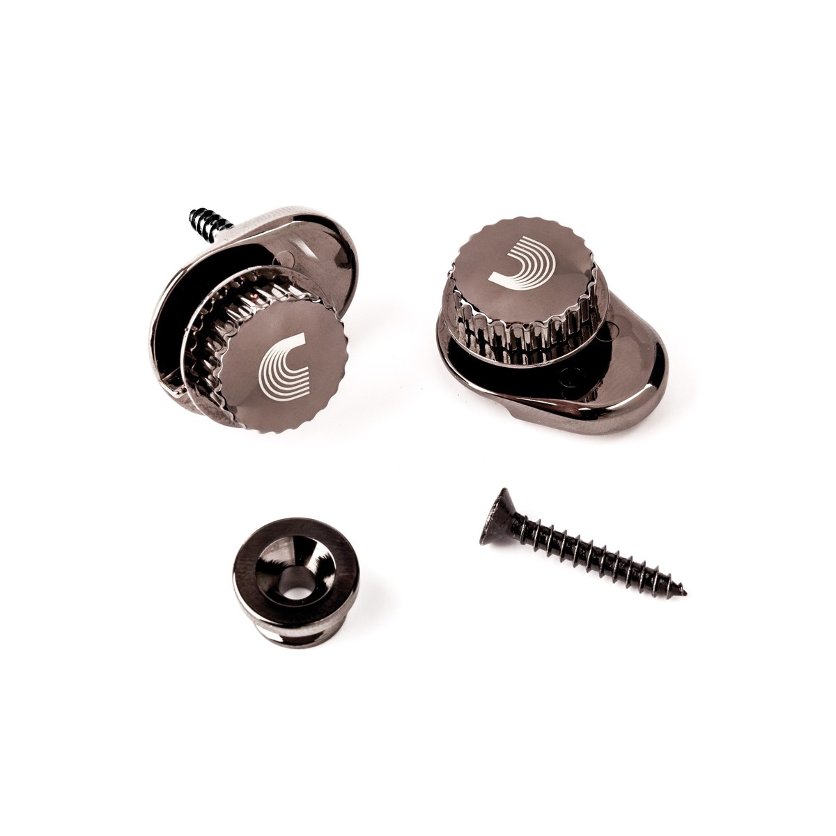 D'Addario PW-SLS-01 Universal Strap Locks, Black
