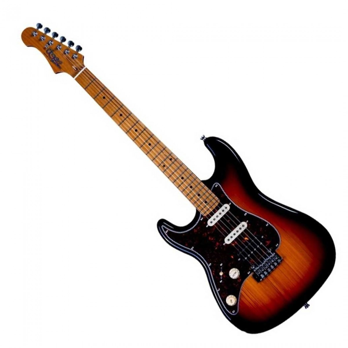 JET Guitars JS-400 Roasted Maple Left Handed, Sunburst