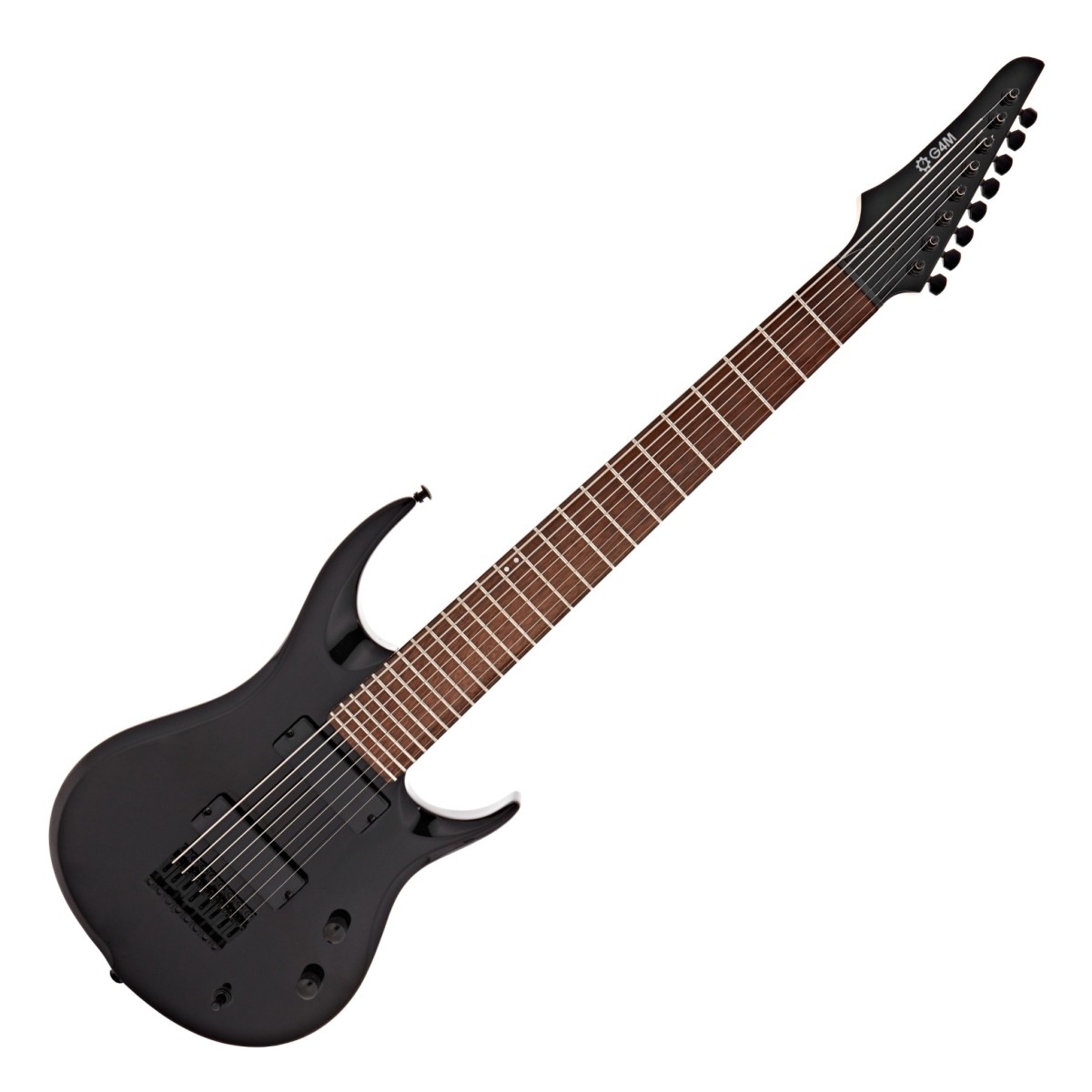 G4M 529 Electric Guitar, 8-String, Jet Black