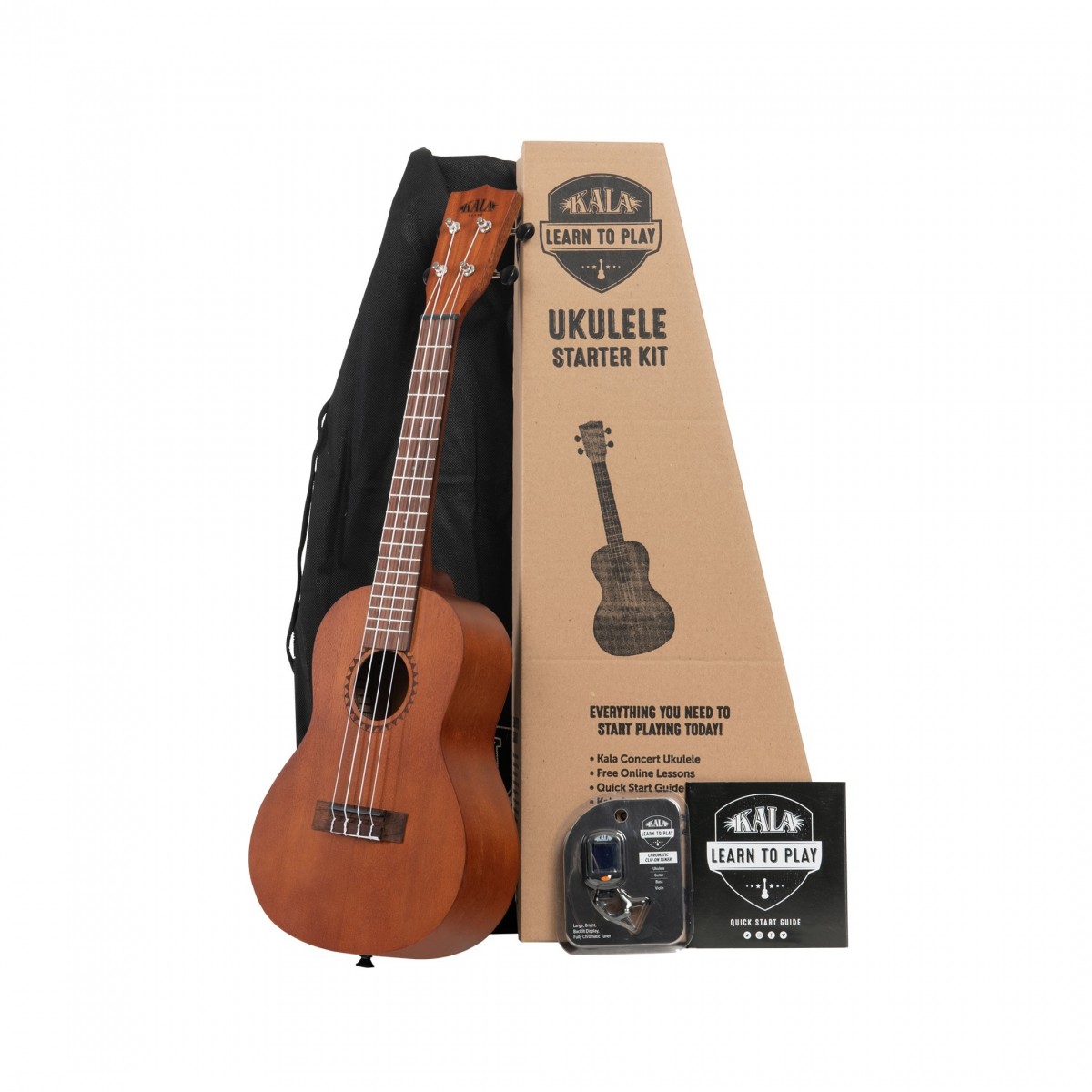 Kala Learn To Play Ukulele Starter Kit, Concert