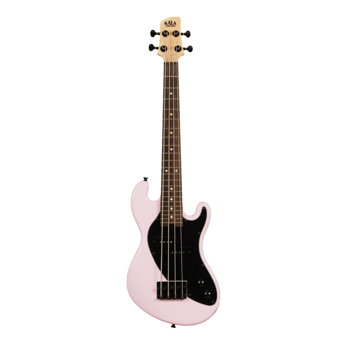 Kala U-Bass Solid Body Fretted, Light Pink