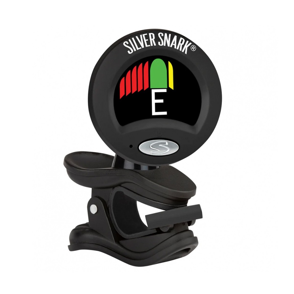 Snark SIL1 Silver Snark 2 Clip-On Tuner, Black