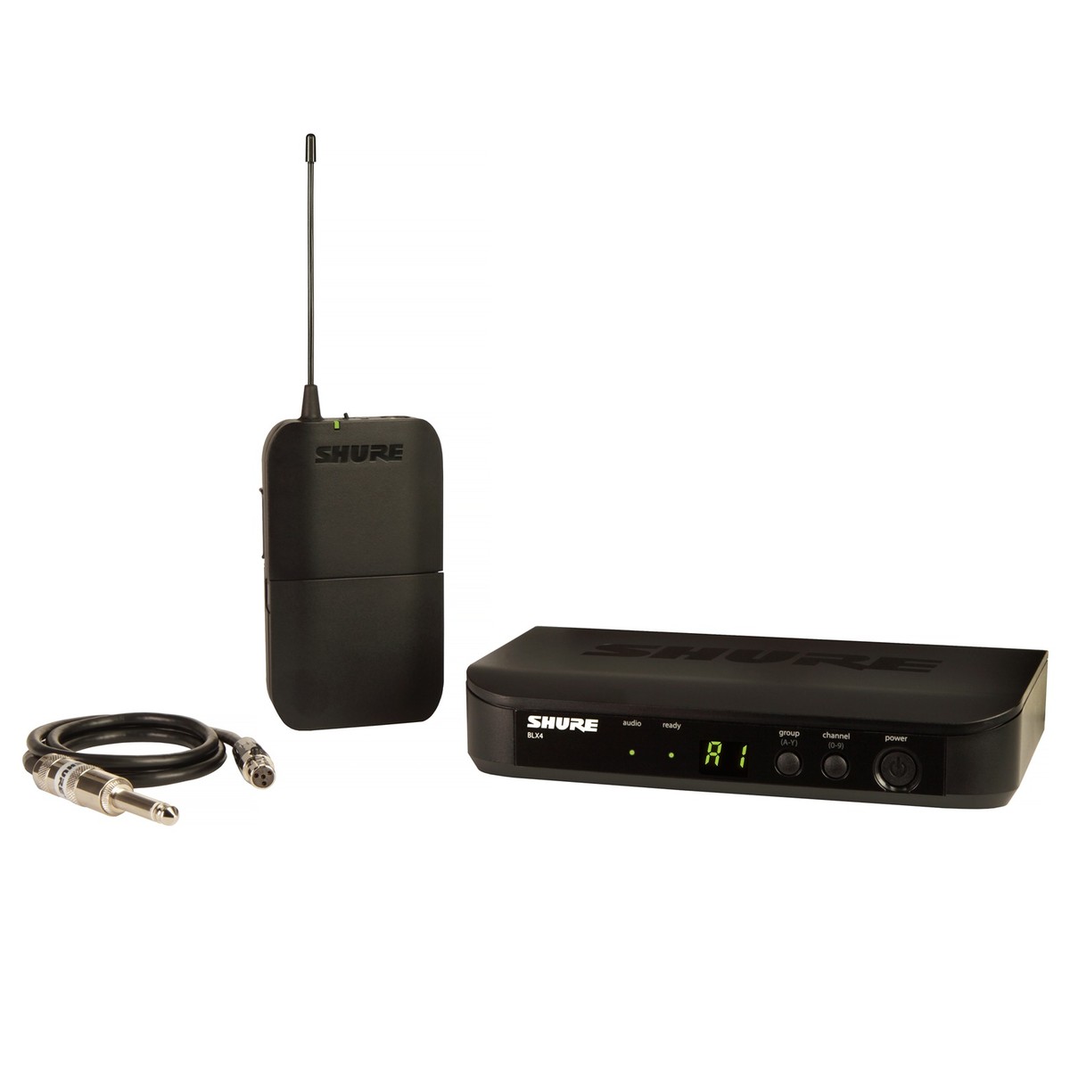 Shure BLX14-K3E Wireless Guitar System with WA302 Cable