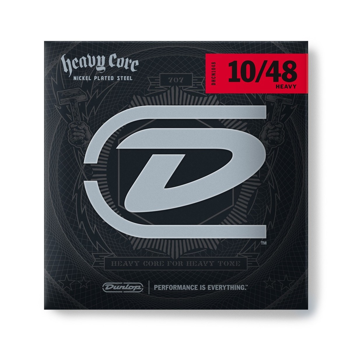 Dunlop DHCN1048 Heavy Core Electric Guitar Strings, 10-48