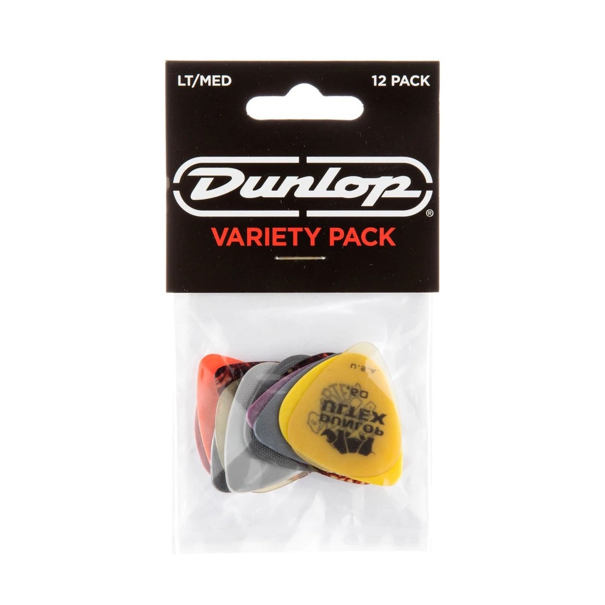 Dunlop PVP101-Pick Variety Pack, Medium-Light, Players Pack of 12