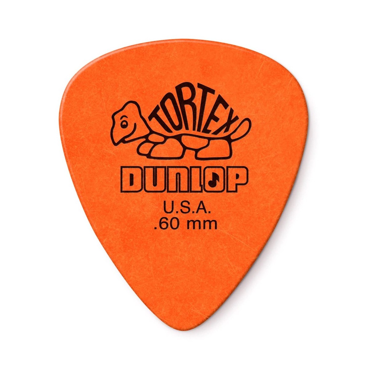 Dunlop 0.60mm Tortex Standard Pick, Orange, Players Pack of 12