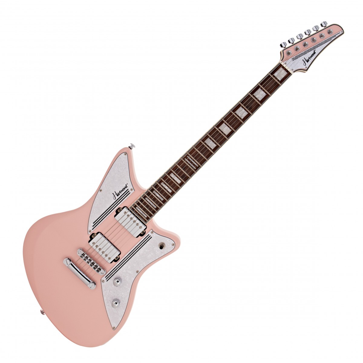 Hartwood Charger Electric Guitar, Strawberry Milkshake