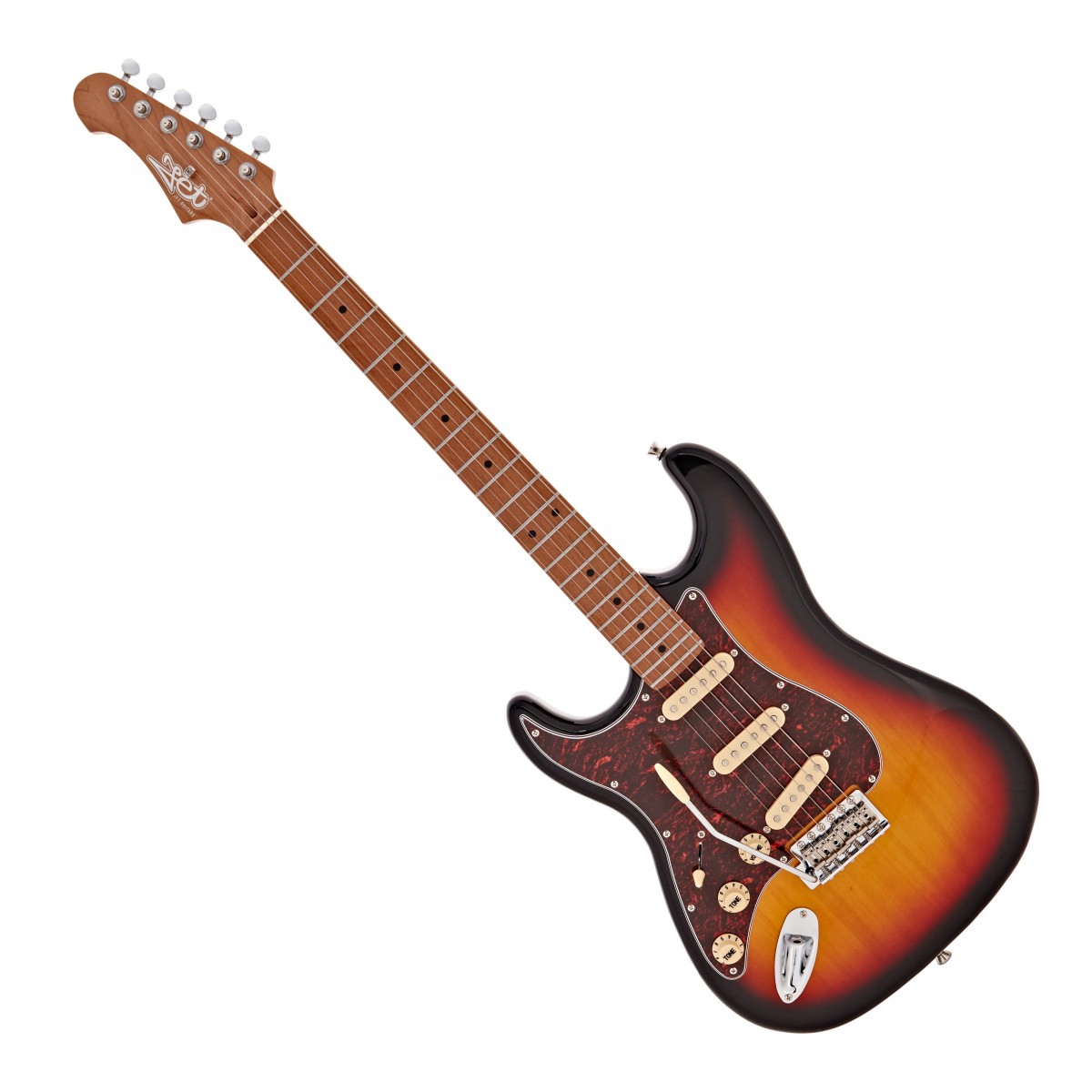 JET Guitars JS-300 Roasted Maple Left Handed, Sunburst