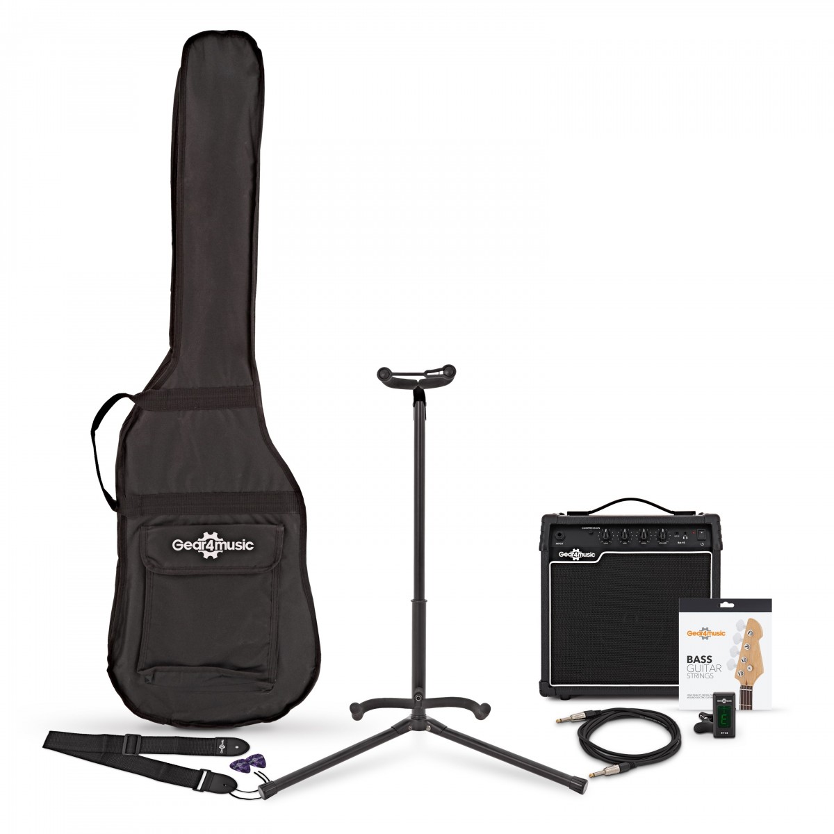 15 Watt Bass Amp & Accessory Pack