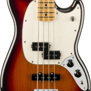 Fender Player II Mustang Bass Guitar PJ Maple Fingerboard 3-Colour Sunburst