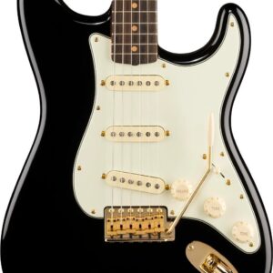 Fender FSR American Vintage II '61 Stratocaster In Black with Gold Hardware