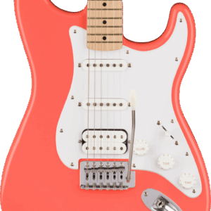 Squier Sonic Stratocaster HSS Electric Guitar in Tahitian Coral