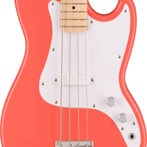 Squier Sonic Bronco Bass Guitar in Tahitian Coral