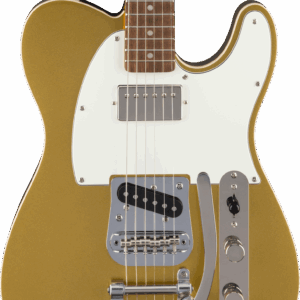 Squier Classic Vibe '60s Custom Telecaster SH with Bigsby Electric Guitar in Aztec Gold