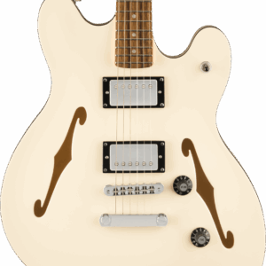 Squier Affinity Series Starcaster Deluxe in Olympic White