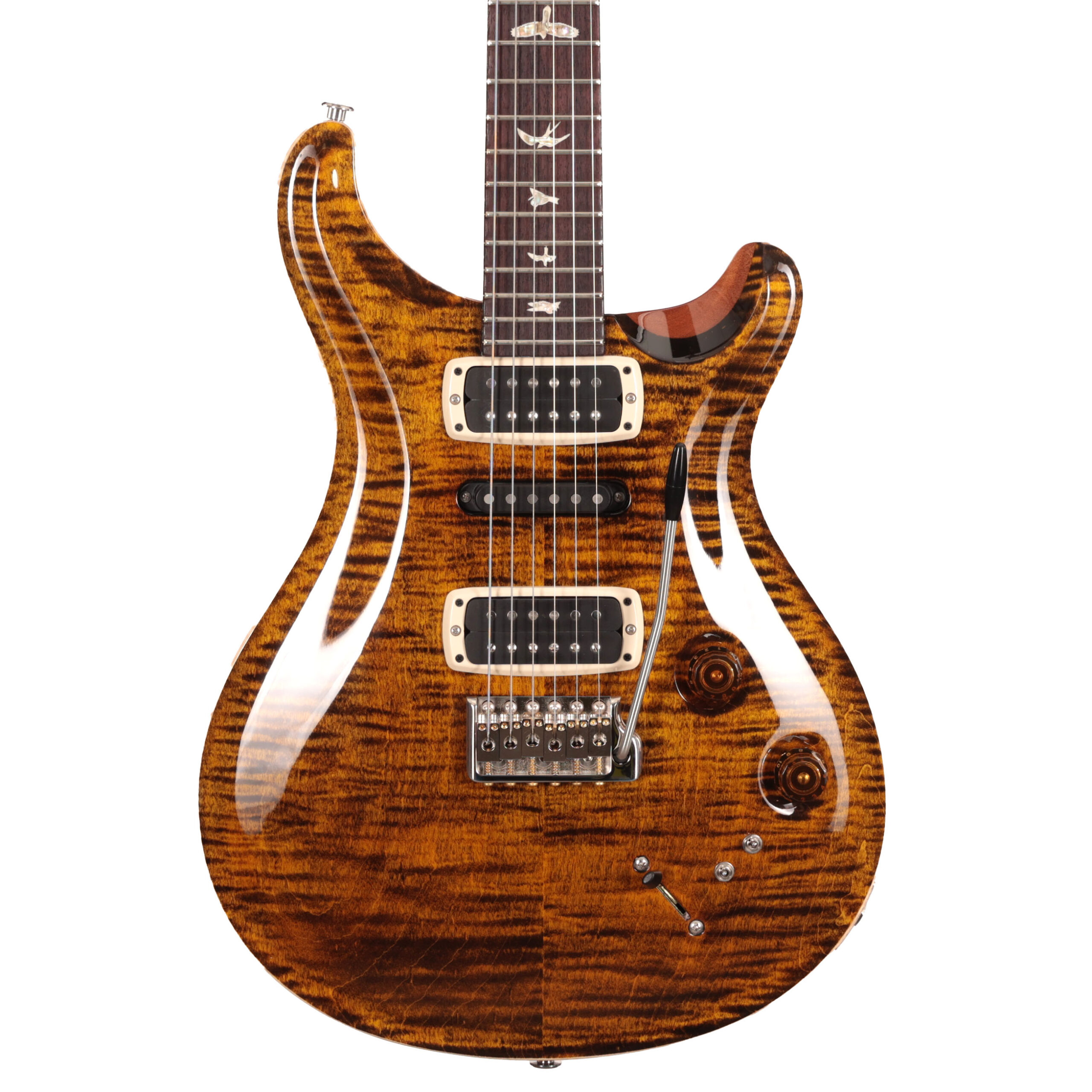 PRS Modern Eagle V Electric Guitar In Yellow Tiger