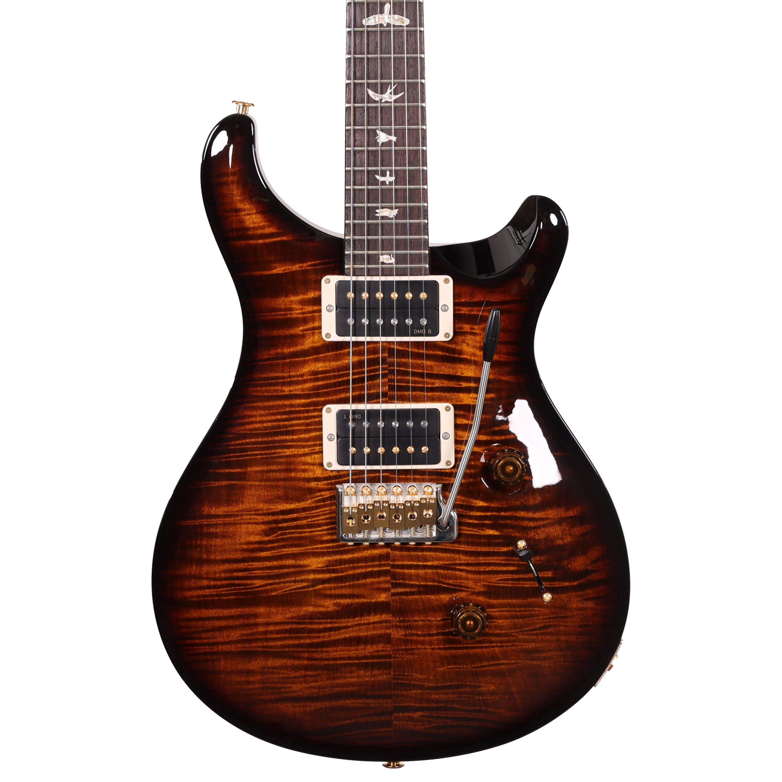 PRS Custom 24 10-Top Electric Guitar in Black Gold Burst