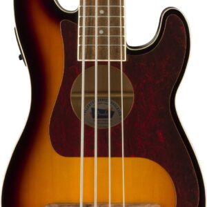 Fender Fullerton Precision Bass Ukulele in 3-Colour Sunburst