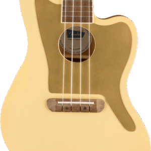 Fender FSR Fullerton Jazzmaster Electro Acoustic Ukulele in Vintage White