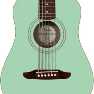 Fender California Standard Redondo Mini with Bag Spruce Top Acoustic Guitar in Surf Green
