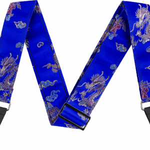 Fender Satin Dragon Strap in Royal Blue