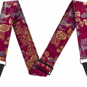 Fender Satin Dragon Strap in Wine