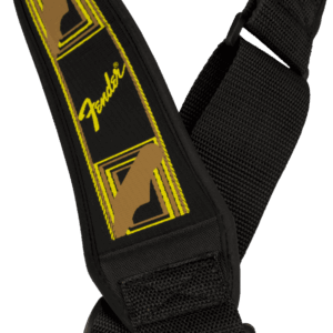Fender Swell Neoprene Strap Black/Yellow/Brown Mono 2.5in