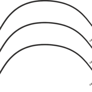Fender Blockchain 16in Patch Cable 3-pack Straight/Angled