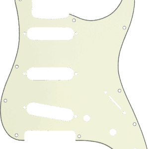 Fender 11-Hole Modern-Style Stratocaster SSS Pickguard in Mint Green