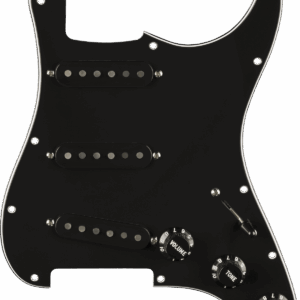 Fender Pre-Wired Strat Pickguard Pure Vintage 59 with RWRP Middle Black 11 Hole PG