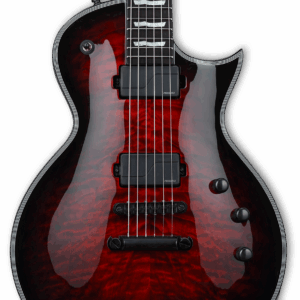ESP E-II Eclipse Electric Guitar in See-Thru Black Cherry Sunburst