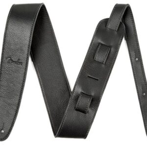 Fender 2.5" Artisan Leather Strap in Black