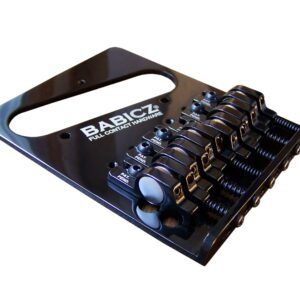 Babicz FCH6 6-String Telecaster Style Bridge in Black