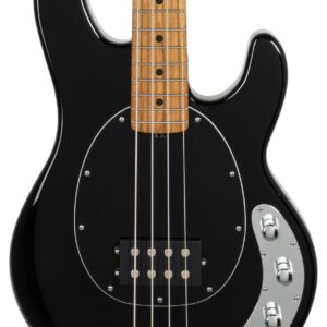 Music Man StingRay Special - Black - Roasted Maple/Maple - Black PG - Chrome