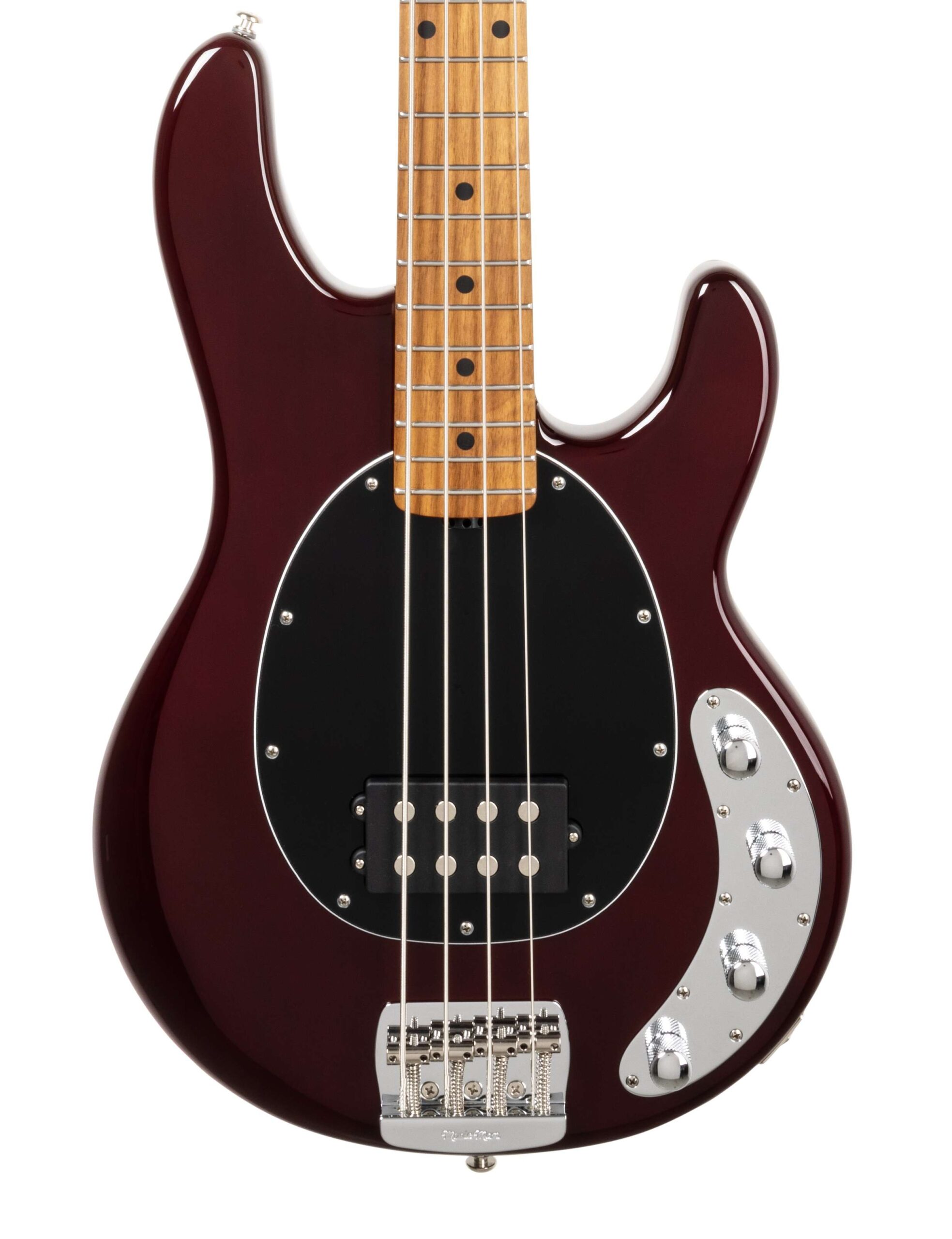 Music Man StingRay Special in Translucent Oxblood, Roasted Maple Fretboard