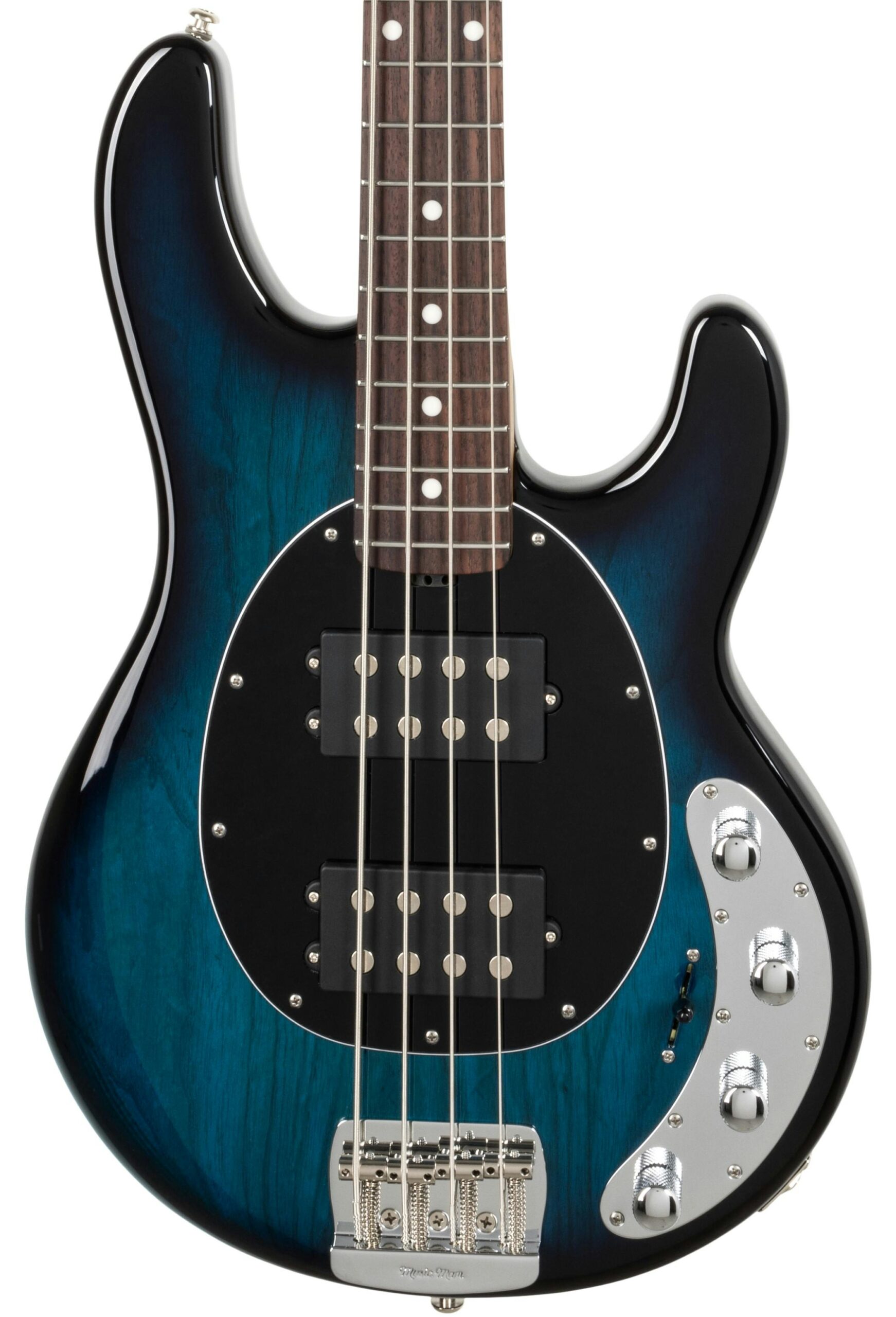 Music Man StingRay Special HH Bass Guitar in Pacific Blue Burst