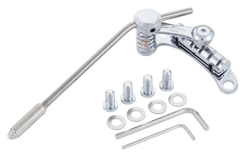 Duesenberg Les Trem II Chrome - Retrofit Trem For Tune-O-Matic