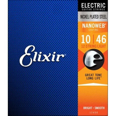 Elixir 10-46 12 String Electric Guitar Set