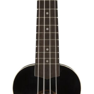 Fender Venice Soprano Ukulele in Black