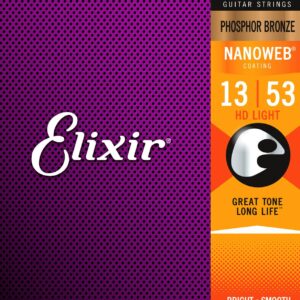 Elixir HD Light Acoustic Phosphor Bronze Strings 13 - 53