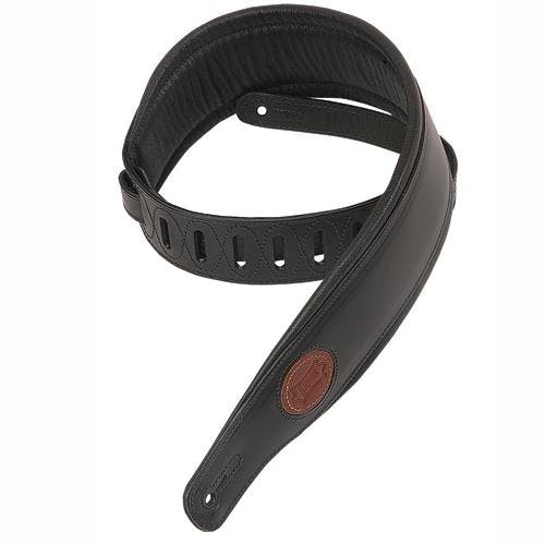 Levy MSS1BLK Strap Black Leather