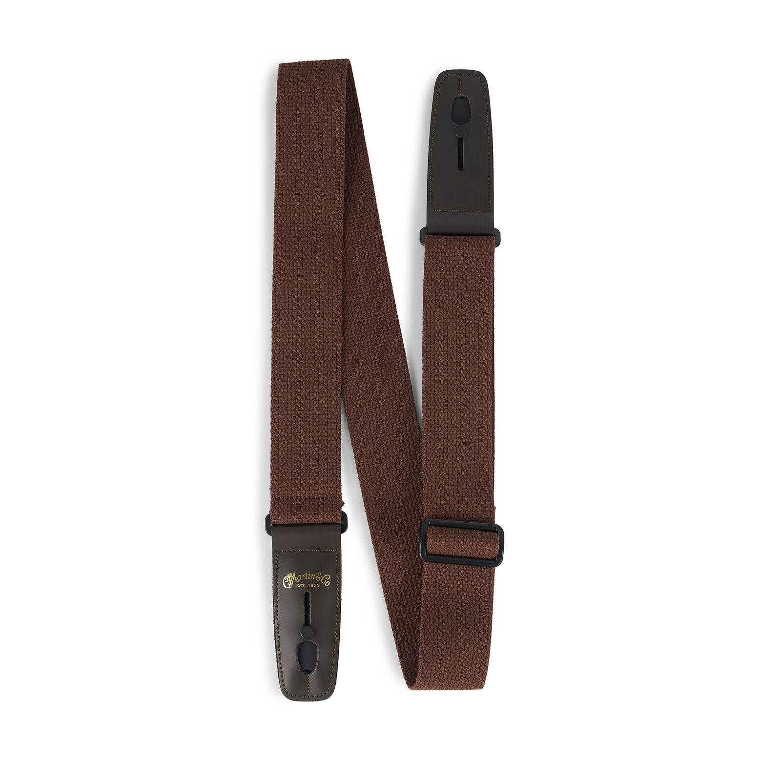 Martin Cotton Weave Lock-It Guitar Strap in Brown