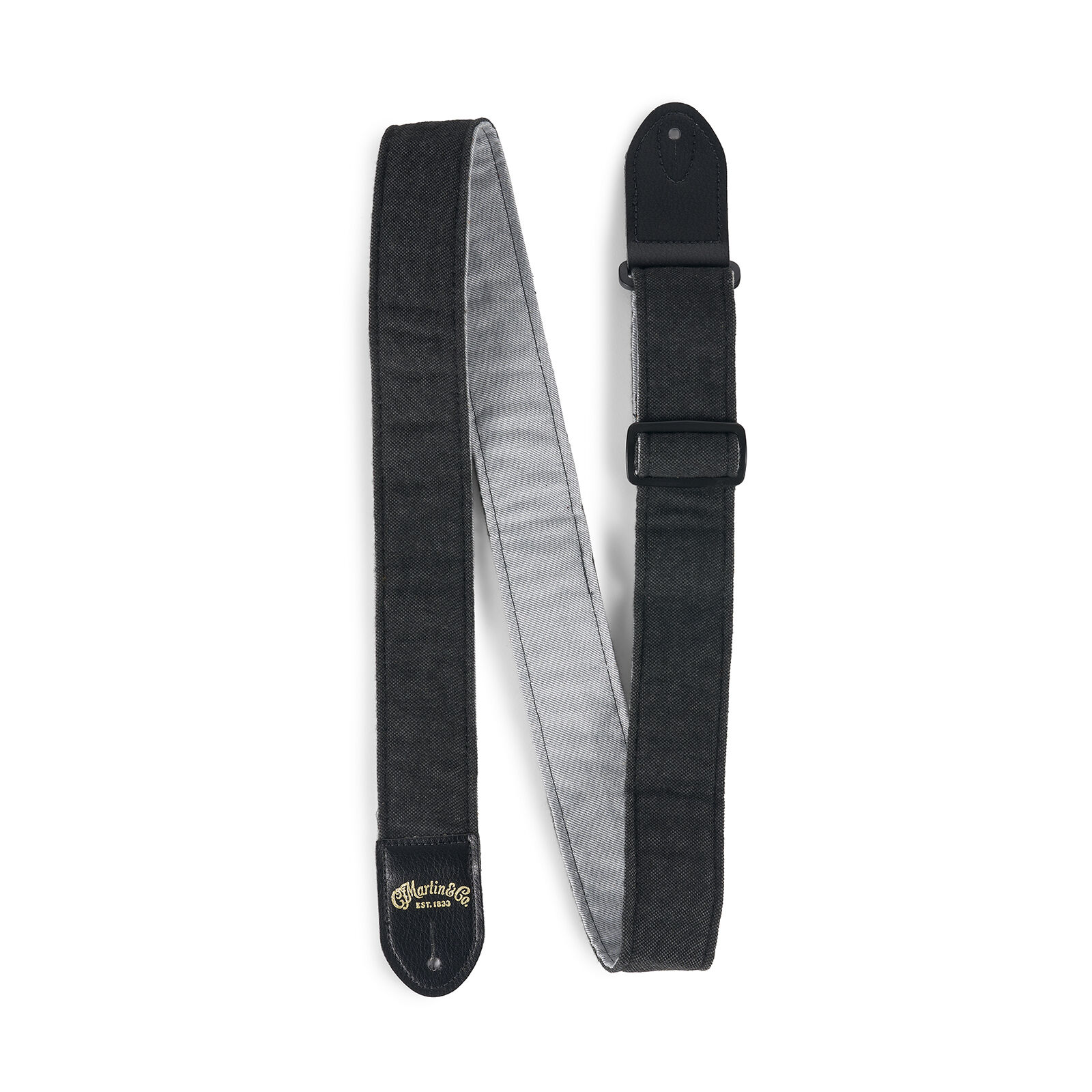 Martin Sea Wool Guitar Strap in Charcoal Tweed