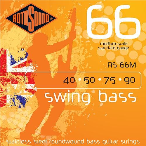 Rotosound Swing Bass 66 4-String Medium Scale Bass Set (40, 50, 75, 90)