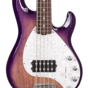 Music Man StingRay Special 5 Bass Guitar in Purple Sunset