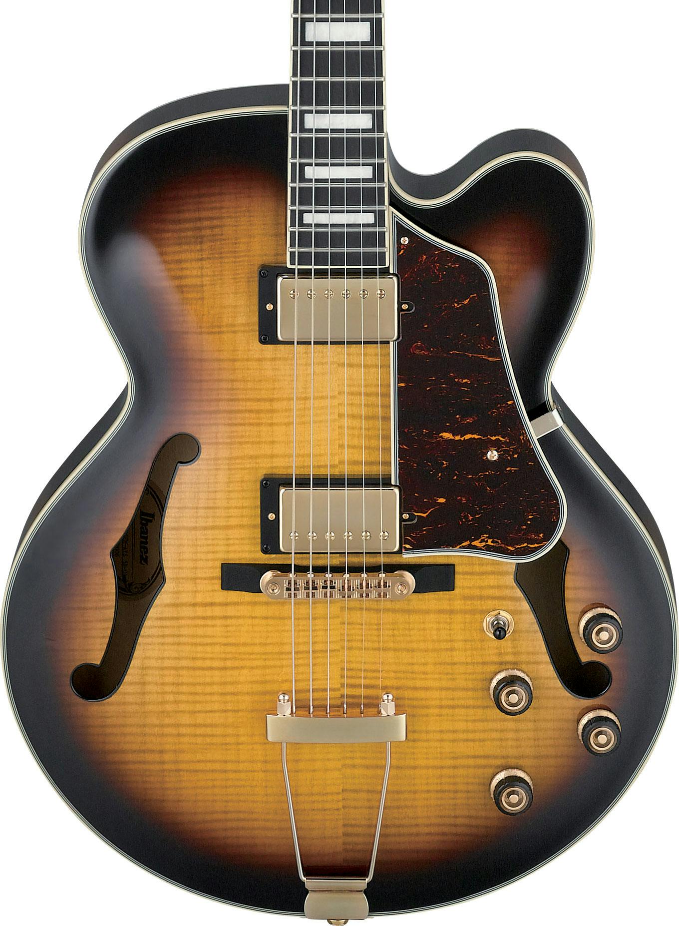 Ibanez Artcore AF95FM Semi-Hollow in Antique Yellow Sunburst